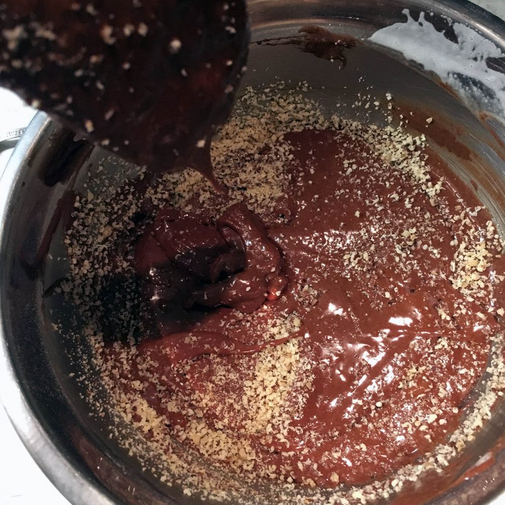 Těsto na brownies - krok 2