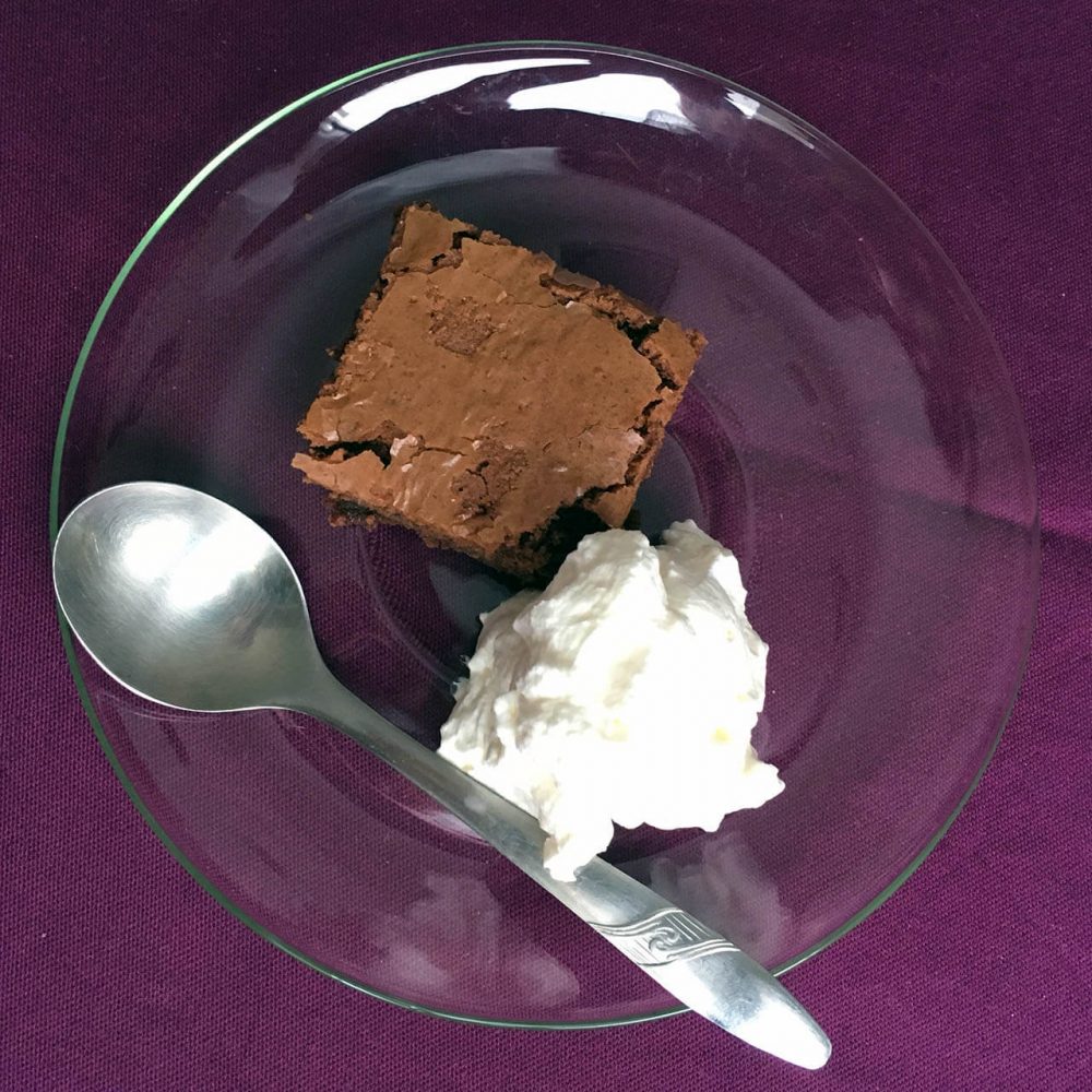 Brownies se šlehačkou 3