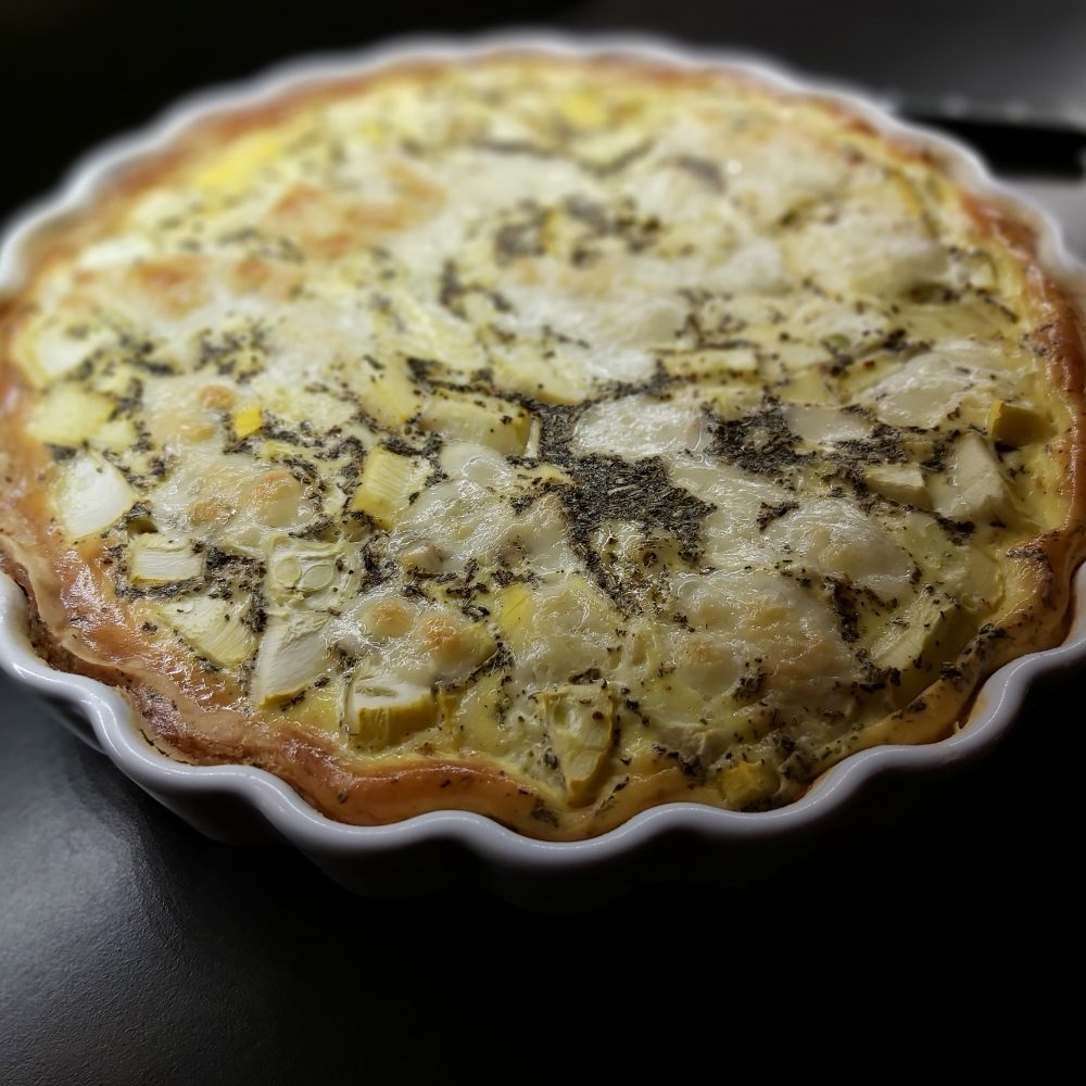 Quiche S Cuketou A Mozzarellou Recept A Foto Dvacukry Cz